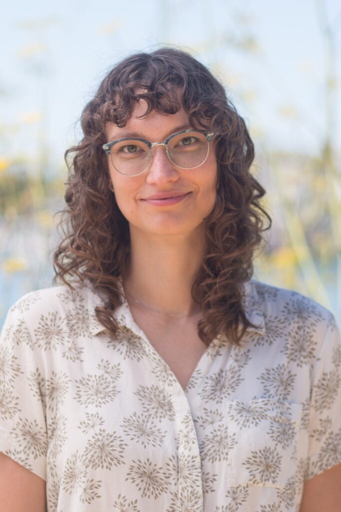 A close-up portrait of Bike East Bay staff member