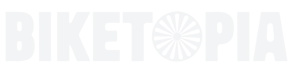 Biketopia 2025 White Logo